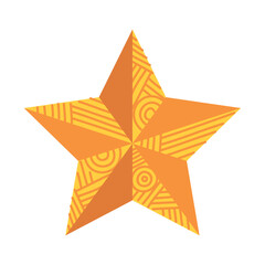 golden star decoration