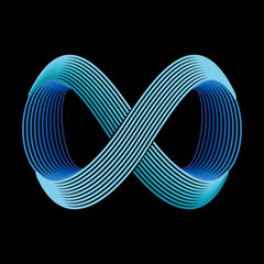 abstract infinity symbol 