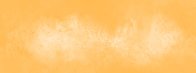 Abstract soft yellow center and orange vintage texture background. Soft orange handmade vintage texture design. Abstract banner and canvas design, texture of watercolor.