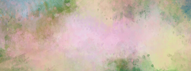 Abstract gradient colorful watercolor background on white paper texture. Aquarelle painted textured. Abstract banner and canvas design, texture of watercolor.