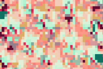Colorful pixel art pattern seamless graphic background generative ai.
