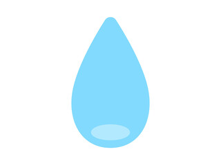 シンプルな水アイコンのイラスト
