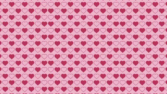 Fondo de corazones animadas 