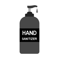 Hand sanitizer icon isolated on transparent background.