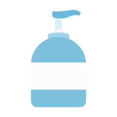 Hand sanitizer icon isolated on transparent background.