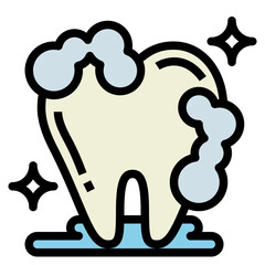 clean filled outline icon style