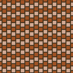 ฺBrown Square geometry in seamless pattern, paper, print, background