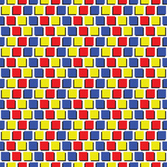 retro colorful square geometry in seamless pattern, paper, print, background