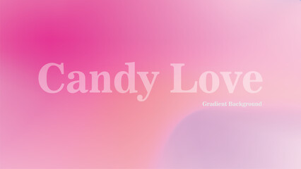 Candy Love Gradient Pink Purple Background