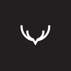 Deer Head Logo template line art design. The symbol itself would look great as a corporate and website symbol or icon.