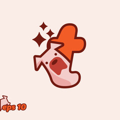 Peeking Dog Alphabet T