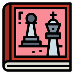 Games filled outline icon style