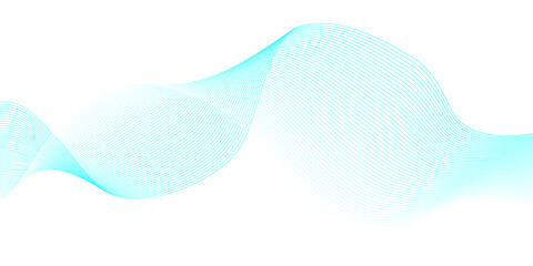 Abstract white and blue paper wave background and abstract gradiant and blue wave curve lines banner background design. Vector illustration. Modern template abstract design flowing particles wave.