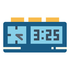 alarm flat icon style