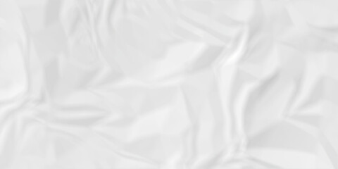 White paper crumpled texture. white fabric textured crumpled white paper background. panorama white paper texture background, crumpled pattern texture backgrund.