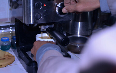 fresh coffee machine