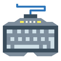 keyboard flat icon style