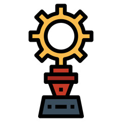 Engineering filled outline icon style