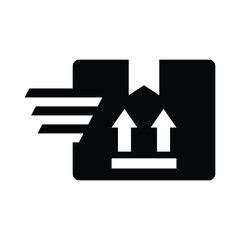Fast shipping icon vector graphic illustration