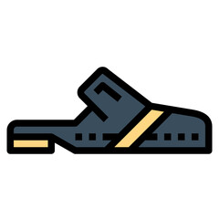 mule filled outline icon style