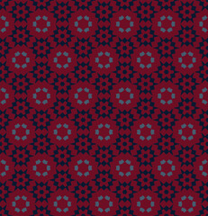 Abstract medley geometric pattern. A seamless background, vintage texture.	
