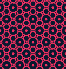 Abstract medley geometric pattern. A seamless background, vintage texture.	
