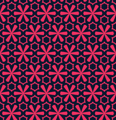 Abstract medley geometric pattern. A seamless background, vintage texture.	
