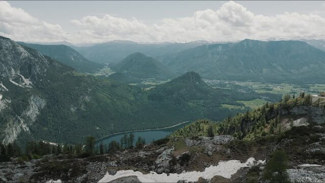view of the mountains