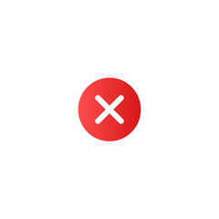 Red cross mark png realistic symbol