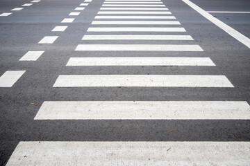 Obraz premium Pedestrian crossing on the street