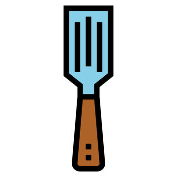 recommend clip art: spatula filled outline icon style
