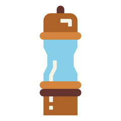 Obraz premium pepper flat icon style