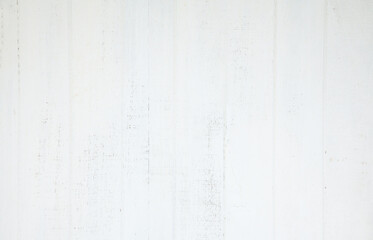 Vintage white vertical wooden boards. Front view with copy space. Background for design. Old painted wood abstract background.