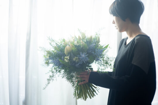 光と花束