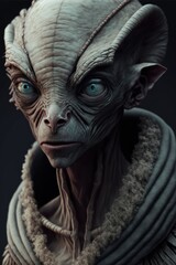 Alien from other world made with generative ai