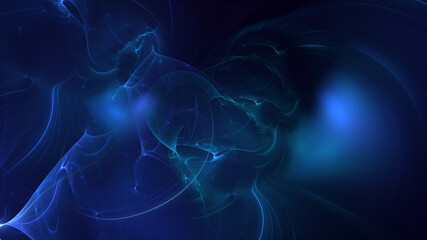 3D rendering abstract fractal light background