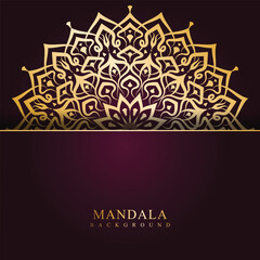 floral islamic ornamental oriental swirl hand drawn mandala background illustration yoga logo and tatoo	