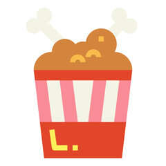 food flat icon style