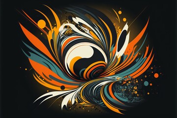 Fototapeta premium Ambition Abstract Art (generative AI)