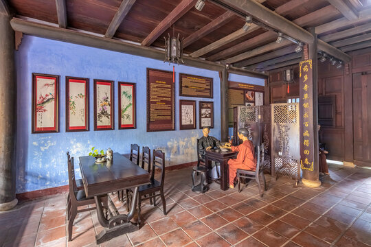 HOI AN MUSEUM OF TRADITIONAL MEDICINE area in Hoian ancient town, unesco world heritage, Vietnam. Hoian is one of the most popular destinations in Vietnam