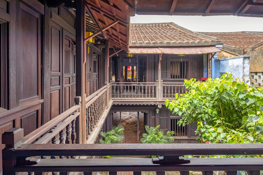 HOI AN MUSEUM OF TRADITIONAL MEDICINE area in Hoian ancient town, unesco world heritage, Vietnam. Hoian is one of the most popular destinations in Vietnam