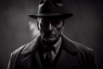 mafia man with hat