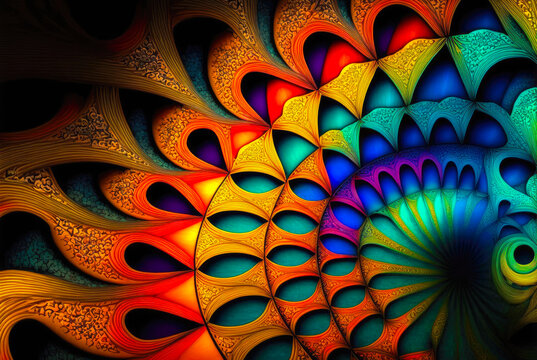 Wallpaper abstract 3D colorful 8k Abstract 21463