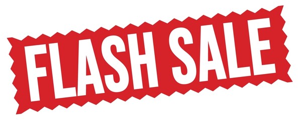 FLASH SALE text written on red stamp sign.