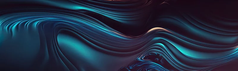  liquid wave abstract wallpaper. Generative AI © Alejandra