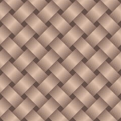 Weaving pattern, background with woven texture, textile knitted repeating. Geometric ornament.