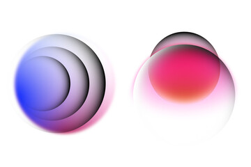 abstract shaped element isolated on transparent background png file