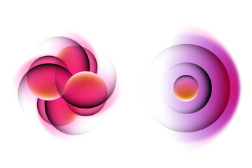 abstract shaped element isolated on transparent background png file