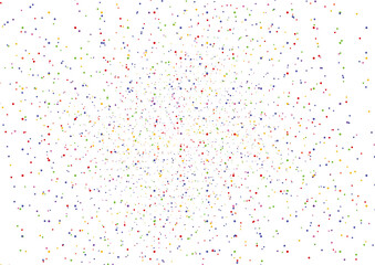 カラフルなドットデザインのペンキ風素材