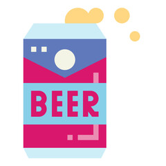 beer flat icon style